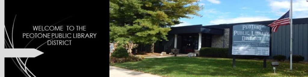 peotone library graphic logo.1