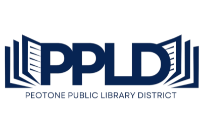 peotone library graphic logo.4