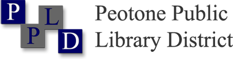 peotone library graphic logo.2