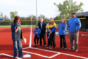 Crete-Monee High School Honors Sue “Coach G” Giannantonio with Softball Field Dedication