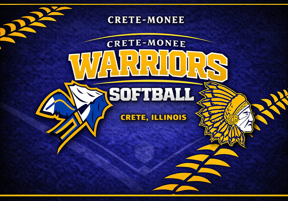 Crete Monee Warriors Softball Graphic