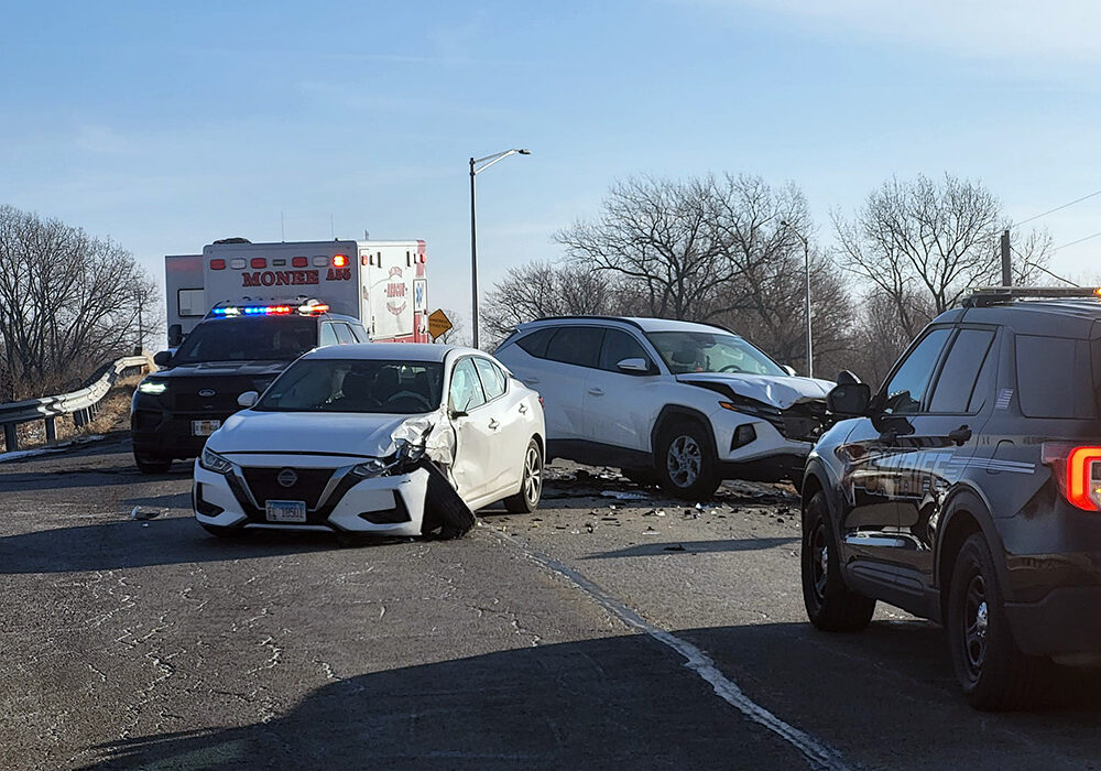 Monee First Responders responded to a vehice crash at Ridgeland and Pauling. on January 6. One transported with injuries.