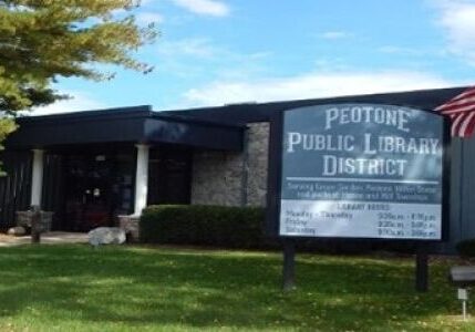 peotone library graphic logo.1