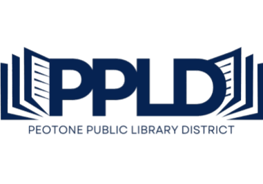 peotone library graphic logo.4